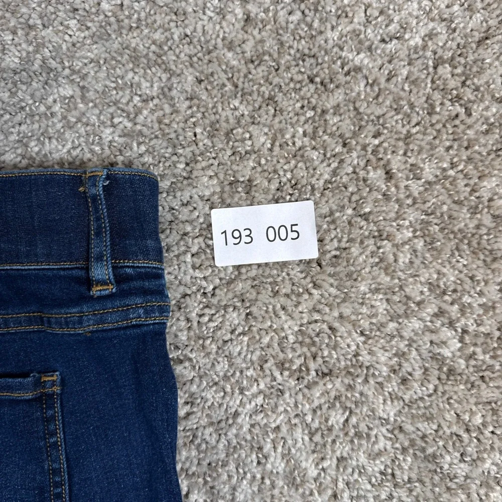 Spanx Jeans‎ Womens Large Dark Wash Blue Cotton Ankle Skinny High Rise 20342R